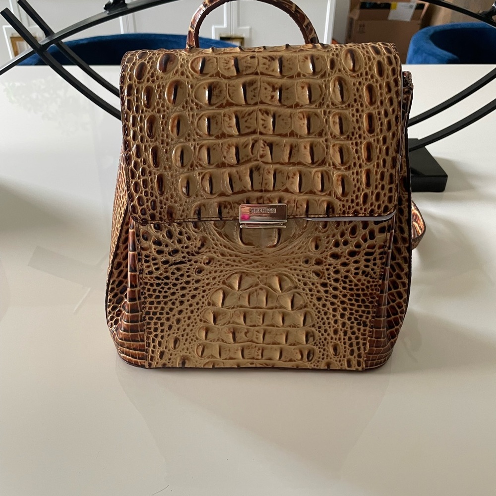 Brahmin backpack new with tags and bag